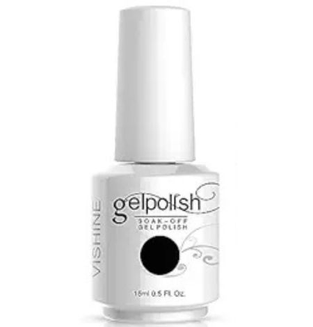 2. Vishine Black Gel Nail Polish — Best for Natural Nails