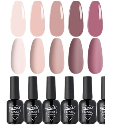 9. Gold Gel Nail Polish Set — Best with affordable price