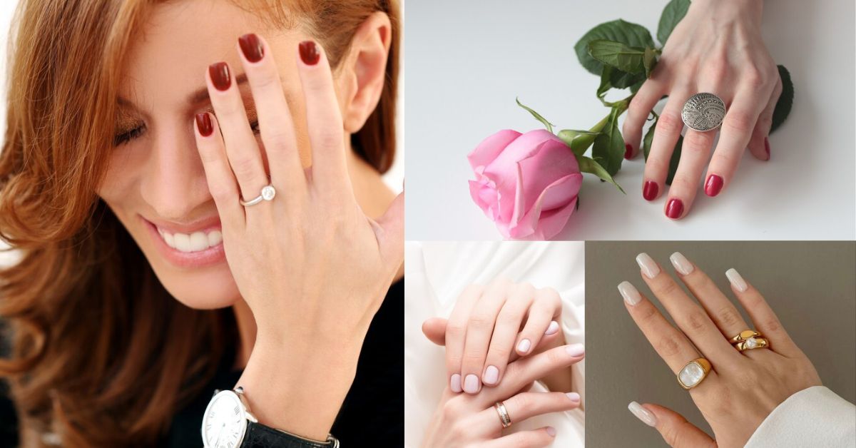 Get a Perfect Match for Your Nails with Our List of Best Nail Colors for Gold Engagement Ring