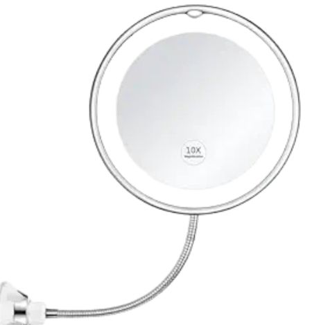 1. KEDSUM Makeup Mirror — Lighted magnifying makeup mirror for bad eyesight 