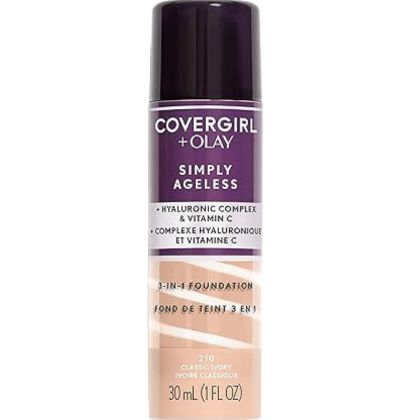 1. COVERGIRL ageless foundation —For a matte finish