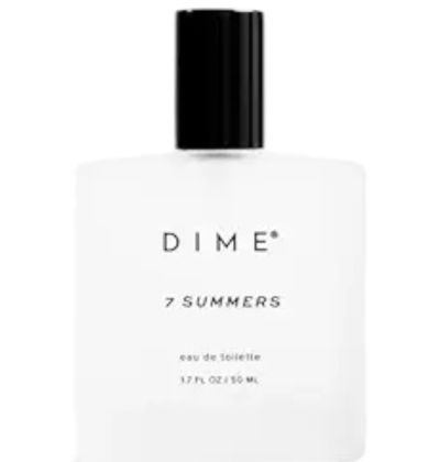 7.  Dime Beauty Perfume 7 Summers, 1.7 oz  50 ml — Delightful Summer Fragrance