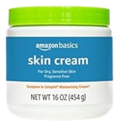 3.  Amazon Basics Ultra Moisturizing Skin Cream for Sensitive Skin - Fragrance Free