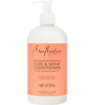 5. SheaMoisture Curl & Shine Conditioner - Free from Chemicals
