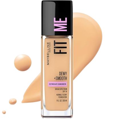 5. Maybelline Fit Me Dewy + Smooth Liquid Foundation