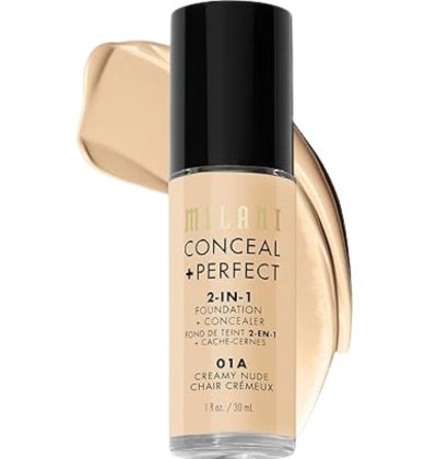 6. Milani Conceal + Perfect 2-in-1 Foundation + Concealer (Creamy Nude)