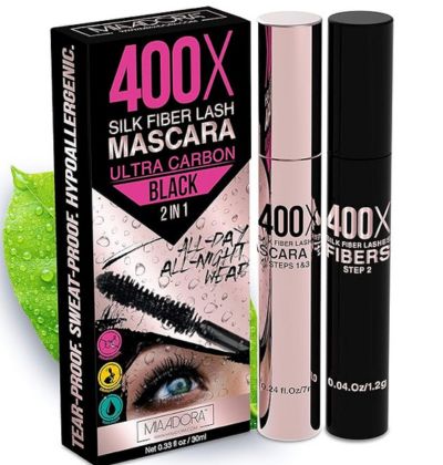 2.  400X Pure Silk Fiber Lash Mascara — Perfect Lash lengthening mascara