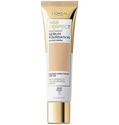 3.  L'Oreal Paris Age Perfect Radiant Serum Foundation  — Perfect for Sensitive skin