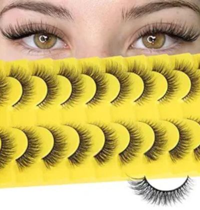 3. Natural Lashes 14mm Short False Eyelashes — Flexible Shape & Size
